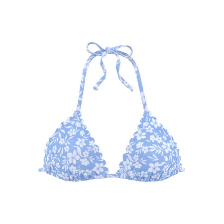 VIVANCE VIVANCE Bikinitop blauw / wit