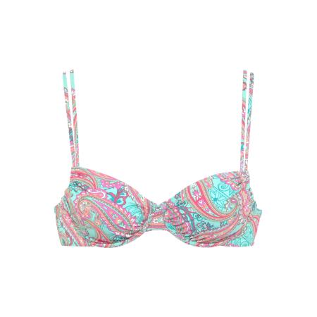 Venice Beach VENICE BEACH Bikinitop aqua / abrikoos / rosa / wit