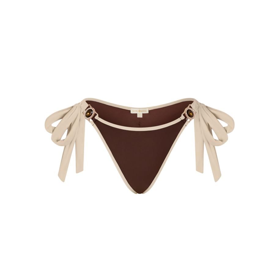 Moda Minx Moda Minx Bikinibroek Amour beige / bruin -