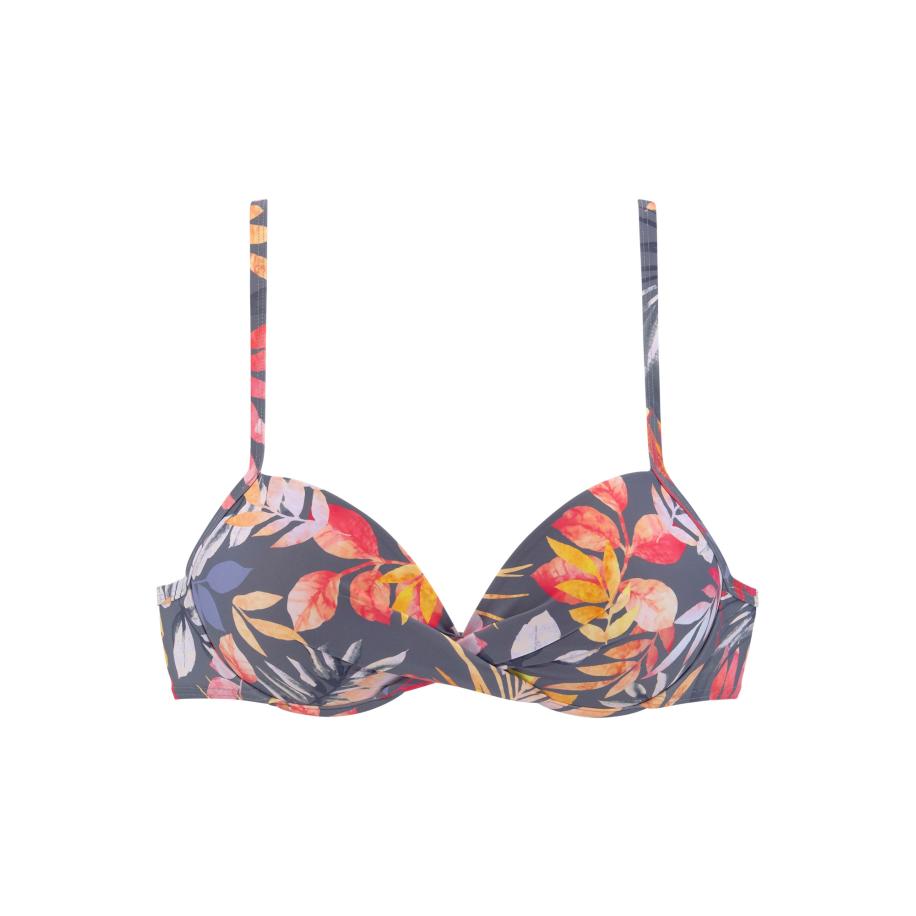 VIVANCE VIVANCE Bikinitop grijs / gemengde kleuren -
