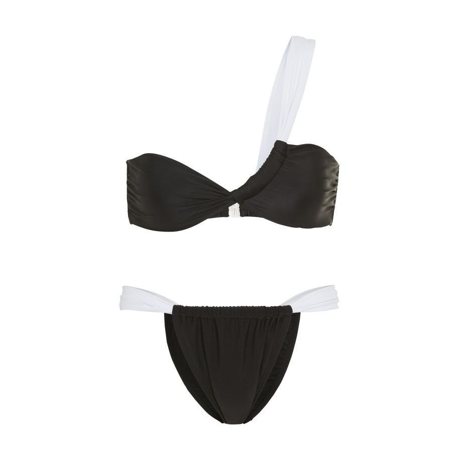 Lascana LSCN by LASCANA Bikini zwart / wit -