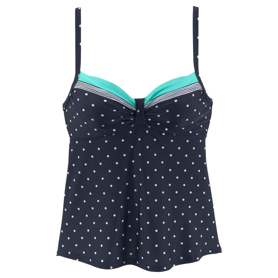 Lascana LASCANA Tankinitop Monroe navy / turquoise -
