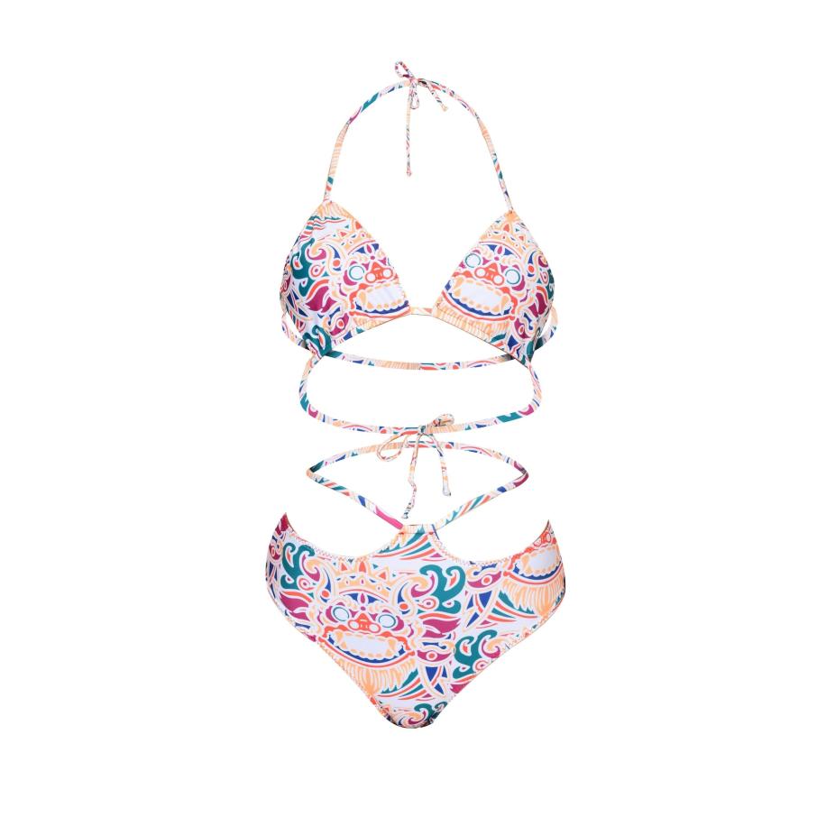 Kadoo Kadoo Bikini ECONYL® Barong Simplified Set 2-tlg. wendbar gemengde kleuren -