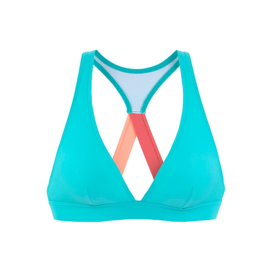 Lascana LASCANA ACTIVE Sportbikinitop aqua / koraal / watermeloen rood -