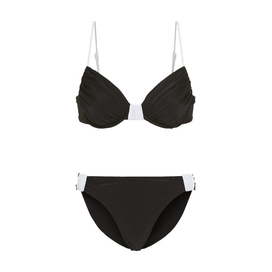 Lascana LSCN by LASCANA Bikini zwart / wit -