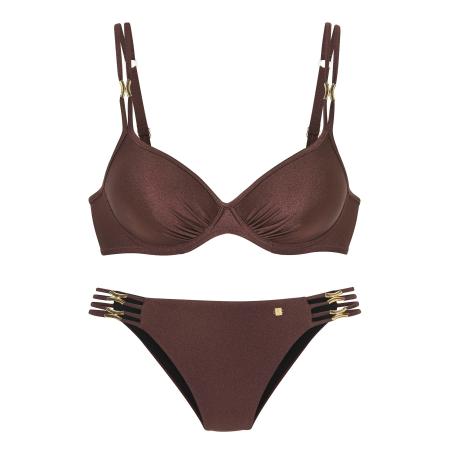 JETTE Bikini donkerbruin