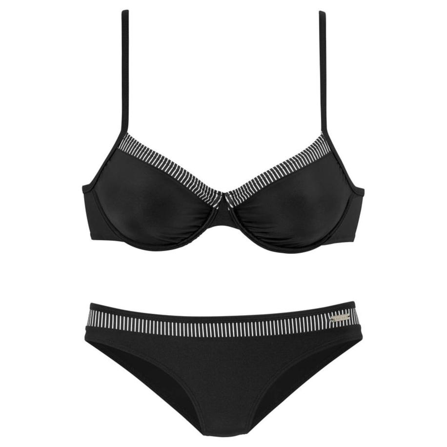 Lascana LASCANA Bikini zwart / wit -