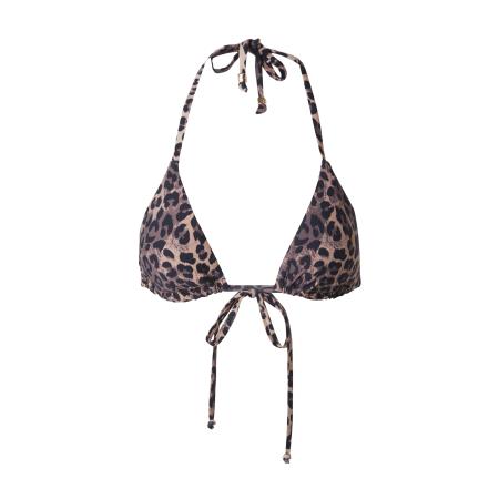 Hunkemöller Hunkemöller Bikinitop ombergrijs / cappuccino / zwart