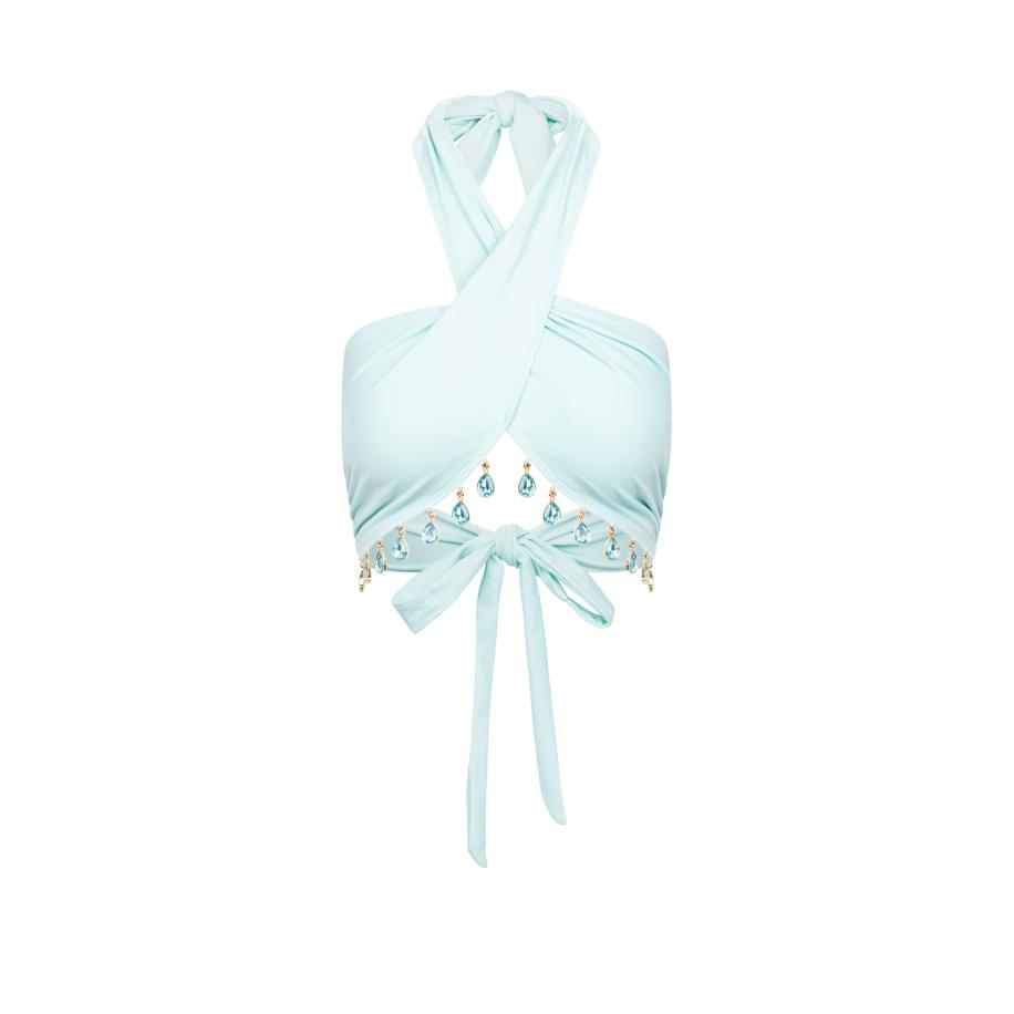 Moda Minx Moda Minx Bikinitop lichtblauw -