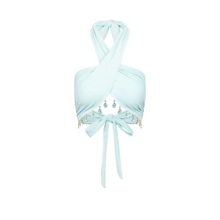 Moda Minx Moda Minx Bikinitop lichtblauw