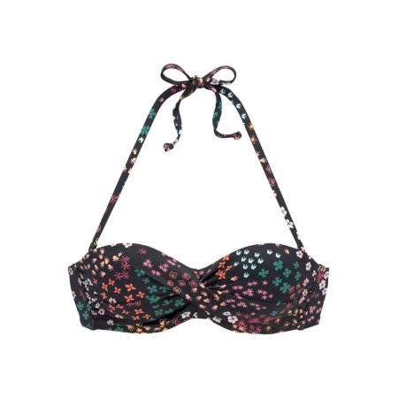 s.Oliver Bikinitop Milly gemengde kleuren / zwart