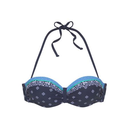 Lascana LASCANA Bikinitop blauw / navy / groen / wit