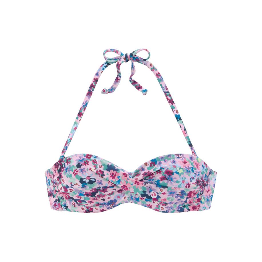 s.Oliver Bikinitop blauw / donkerblauw / lichtlila / pink Multicolor