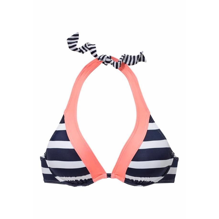 Kangaroos KangaROOS Bikinitop Anita navy / abrikoos / wit -