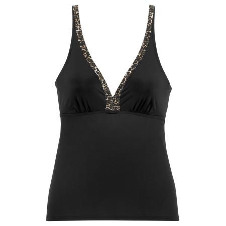 Lascana LASCANA Tankinitop bruin / zwart