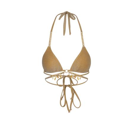 Moda Minx Moda Minx Bikinitop Lumiere beige / safraan / goud / transparant
