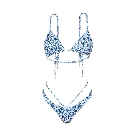 Kadoo Kadoo Bikini ECONYL® Balinese Batik Set 2-tlg. blauw