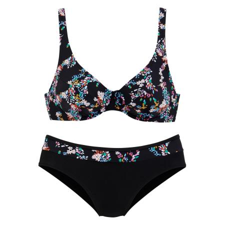 PETITE FLEUR Bikini gemengde kleuren / zwart