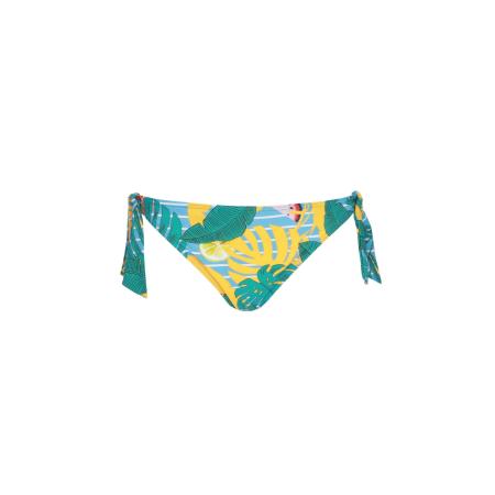Vivid VIVID Bikinibroek lichtblauw / geel / jade groen / wit
