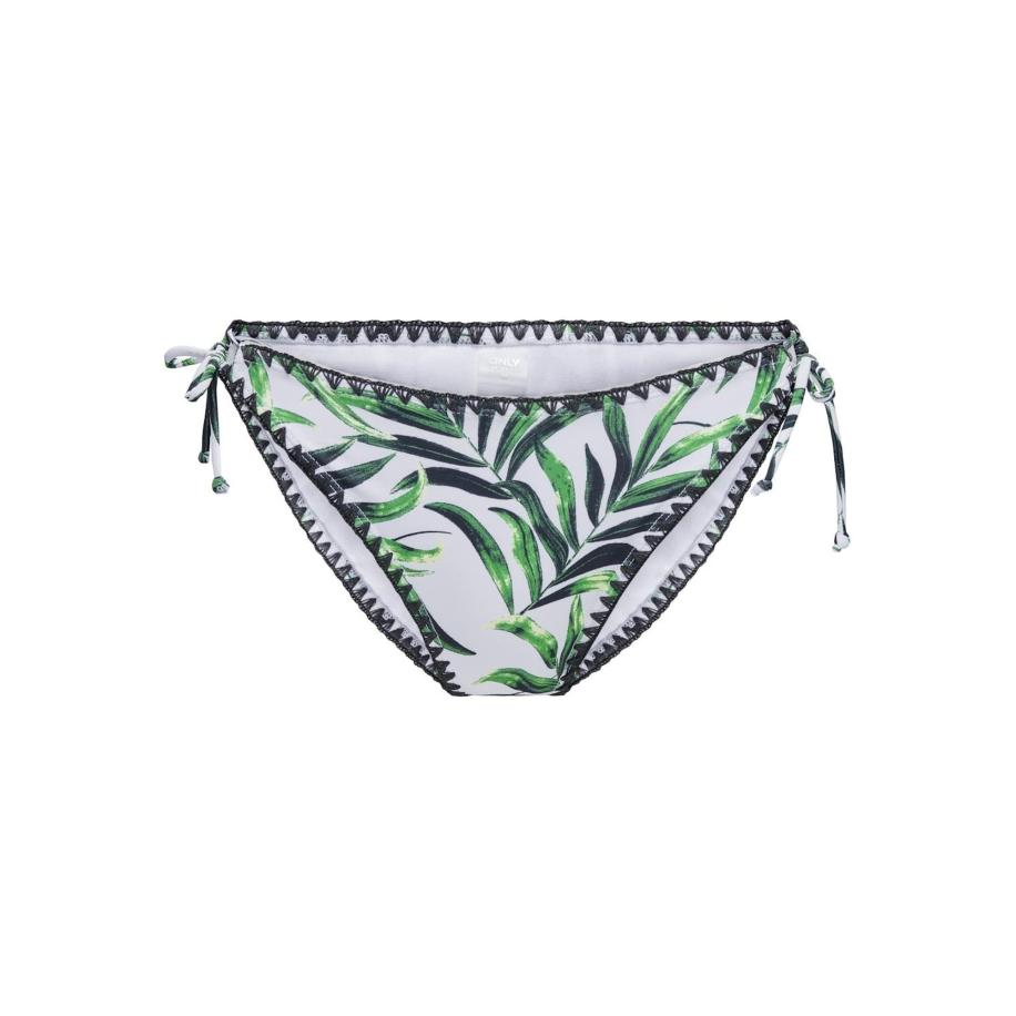 Only ONLY Bikinibroek Tricia groen / lichtgroen / zwart / wit -