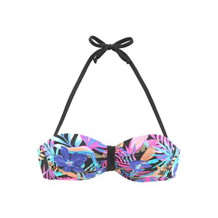 Bench BENCH Bikinitop Pitch cyaan blauw / pruim / pink / zwart