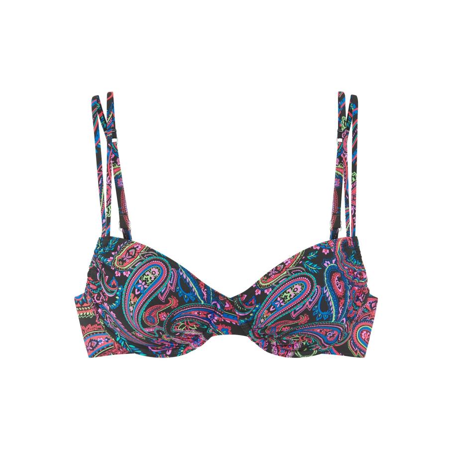 Venice Beach VENICE BEACH Bikinitop blauw / rosa / rood / zwart -