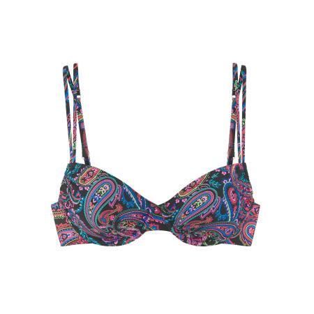 Venice Beach VENICE BEACH Bikinitop blauw / rosa / rood / zwart