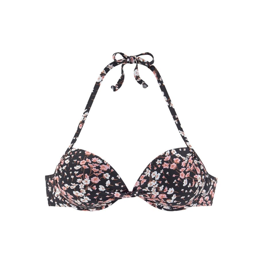 Lascana LASCANA Bikinitop gemengde kleuren / zwart -