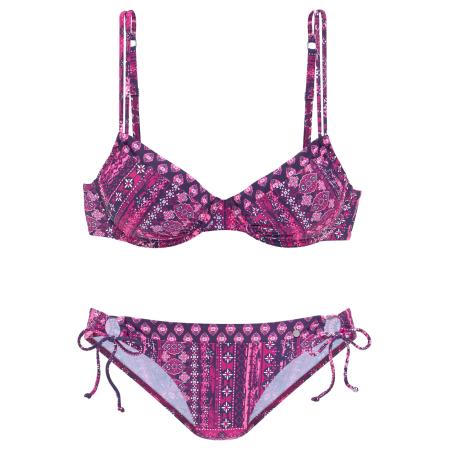 s.Oliver Bikini pink / roodviolet / wit