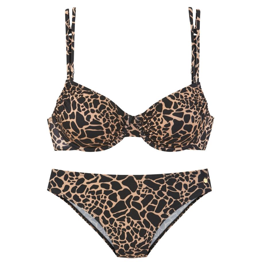 Lascana LASCANA Bikini beige / zwart -