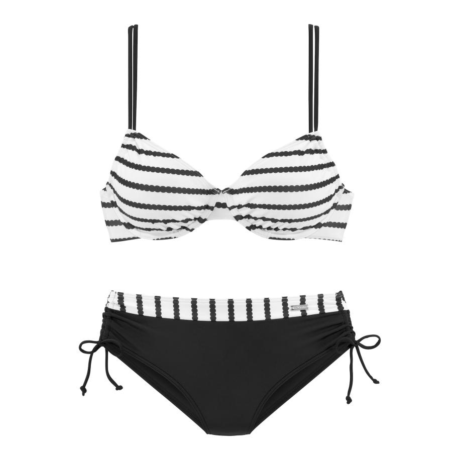 Lascana LASCANA Bikini zwart / wit -