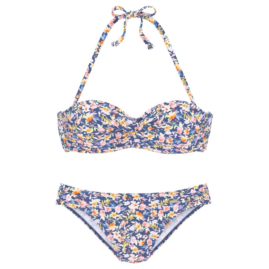 Buffalo BUFFALO Bikini navy / kiwi / oranje / rosa -