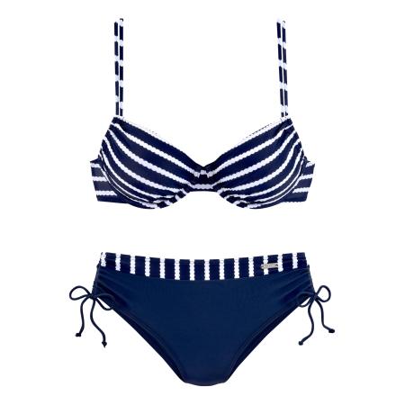 Lascana LASCANA Bikini navy / wit