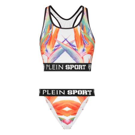 Plein Sport Plein Sport Bikini Flowers lila / oranje / wit