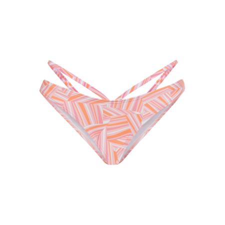 Lascana LSCN by LASCANA Bikinibroek Lisa oranje / rosa / wit