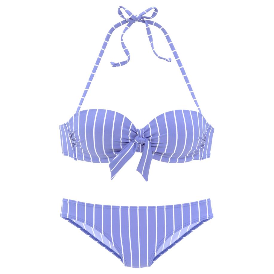VIVANCE VIVANCE Bikini lichtblauw / wit -