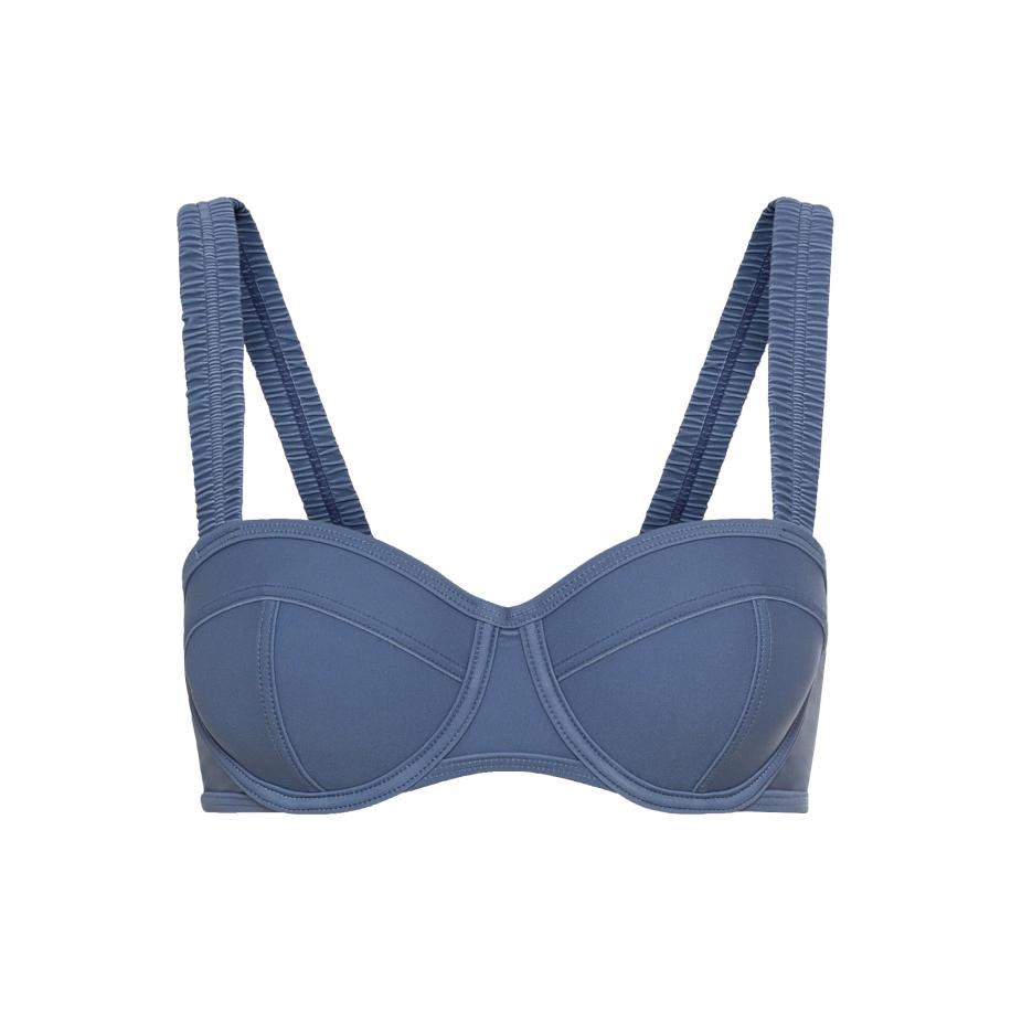 Lascana LSCN by LASCANA Bikinitop Gina smoky blue -