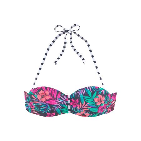 Venice Beach VENICE BEACH Bikinitop nachtblauw / groen / lila / pink