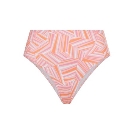 Lascana LSCN by LASCANA Bikinibroek Lisa oranje / rosa / wit