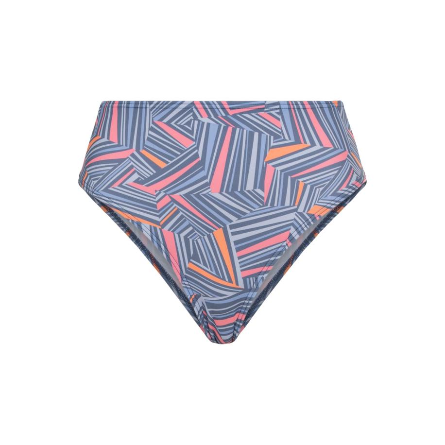 Lascana LSCN by LASCANA Bikinibroek Lisa blauw / lichtblauw / oranje / pink -
