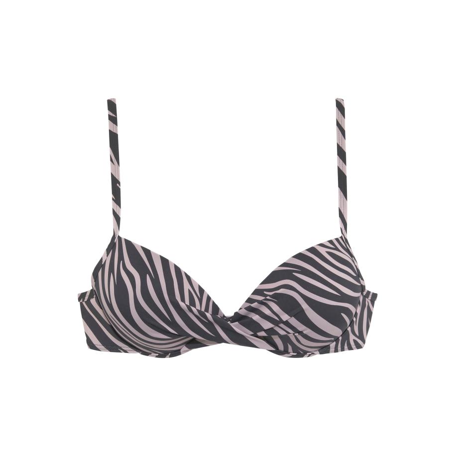 Lascana LASCANA Bikinitop nude / zwart -