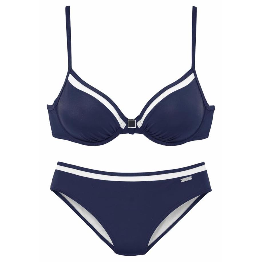 Lascana LASCANA Bikini navy / wit -