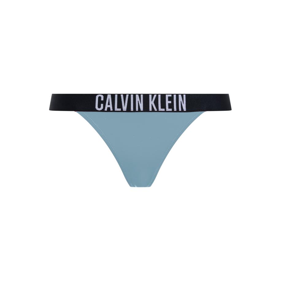 Calvin Klein Calvin Klein Swimwear Bikinibroek lichtblauw / zwart / wit -