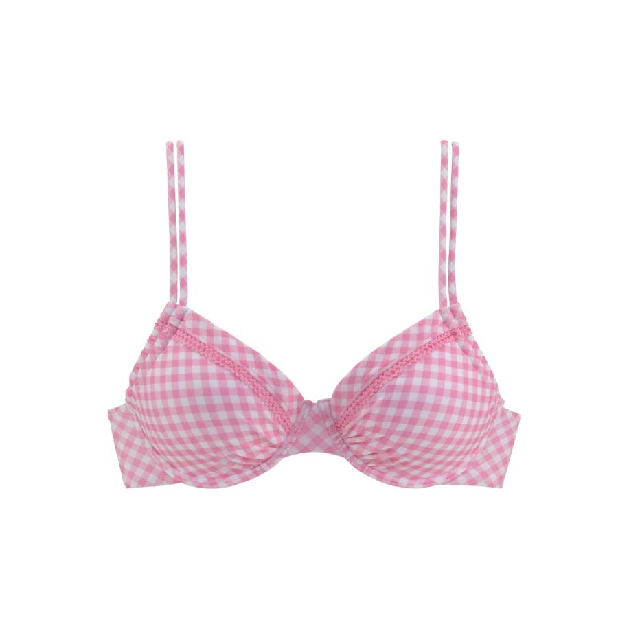 Buffalo BUFFALO Bikinitop pink / wit -