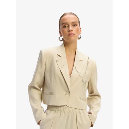 Refined Department Woven Cropped Blazer