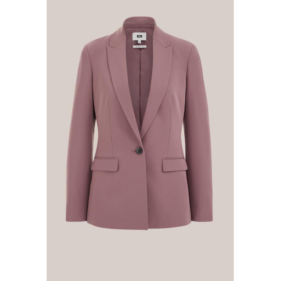 WE Fashion Dames Slim fit blazer - Slim Fit - Koraalroze - Maat: 32 Roze