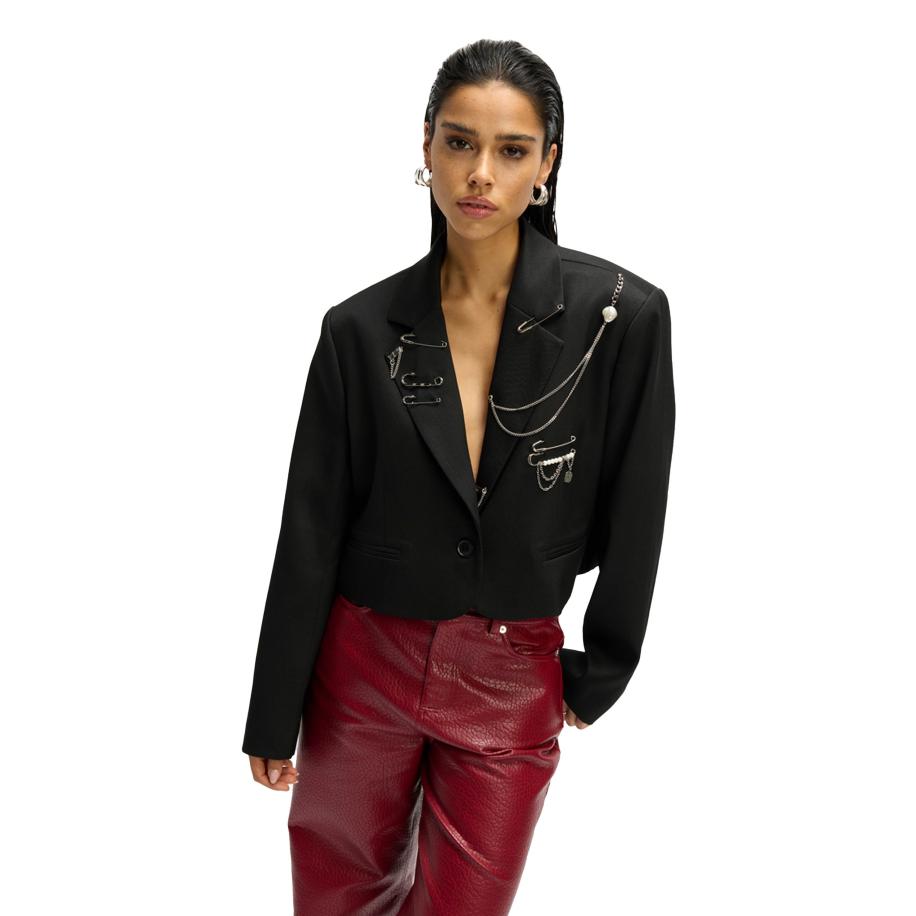 Refined Department Niv Blazer Zwart