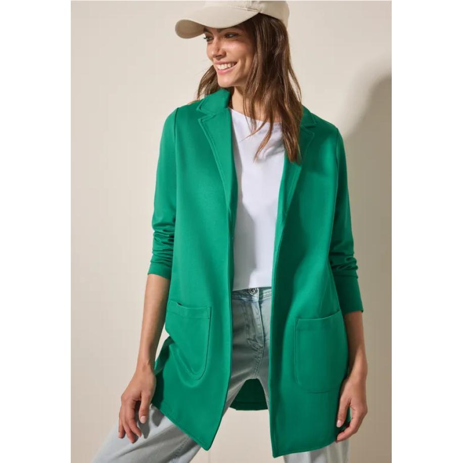 CECIL Lange blazer Groen