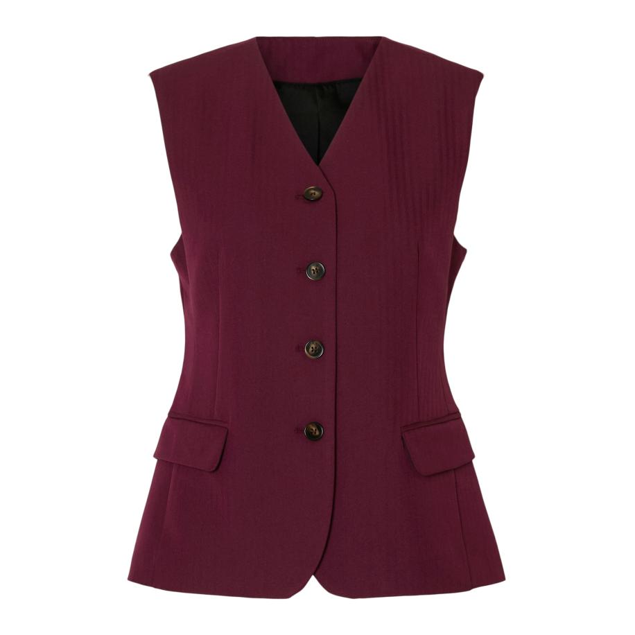 Selected SELECTED Gilet SLFFEDORA aubergine -