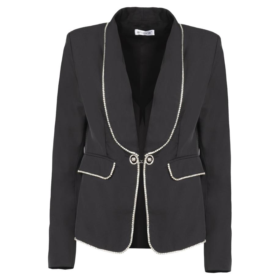 Influencer Influencer Blazers zwart / wit -